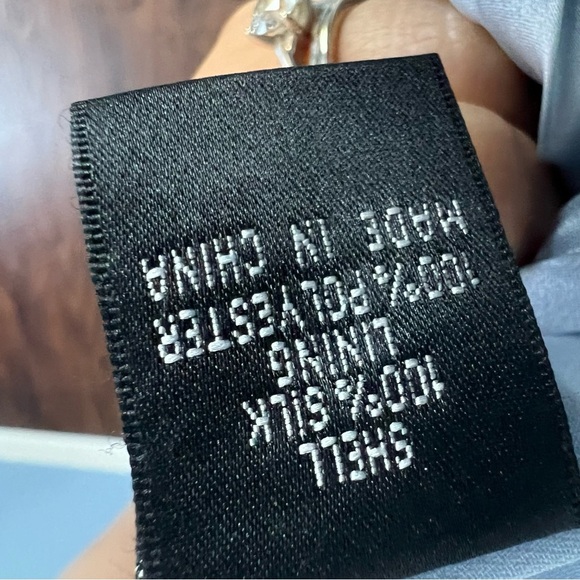 Adrianna Papell Occasions Floral Silk Halter Beaded Dress Brown & Blue - Picture 12 of 13